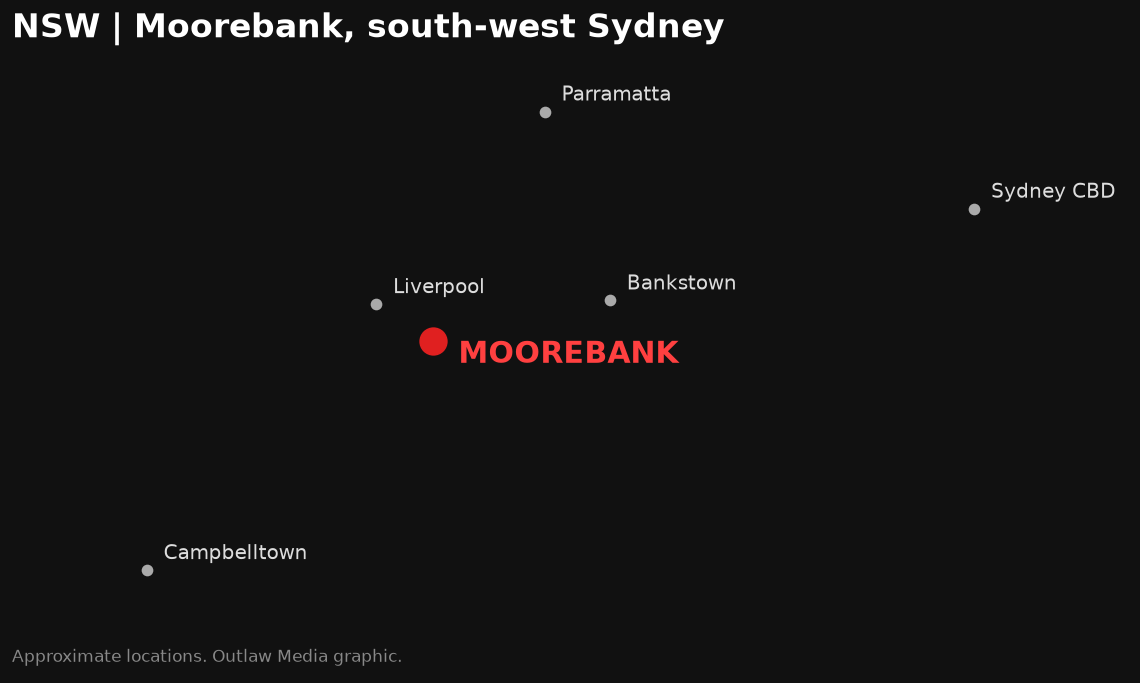 NSW | Car Torched, Then Shots Fired Into a Moorebank Home With Seven Kids Inside
